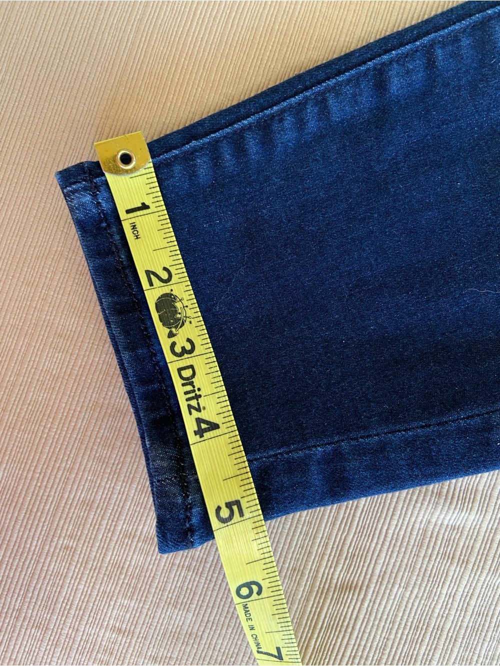 Eddie Bauer Mid Rise Slightly Curvy Skinny Ankle Stretch Jeans Dark Wash Size 2 - Picture 11 of 14